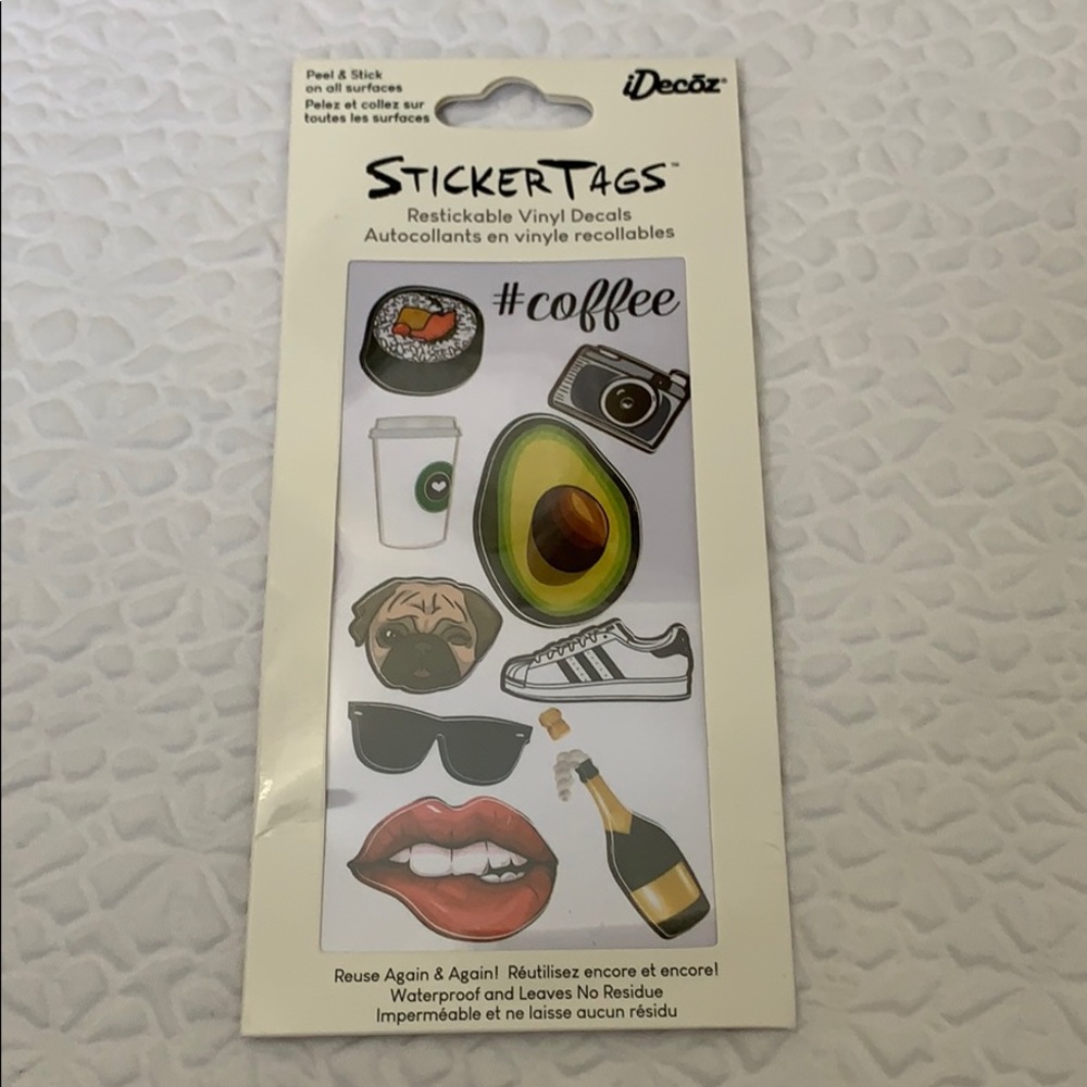 Electronic vinyl decals NWT